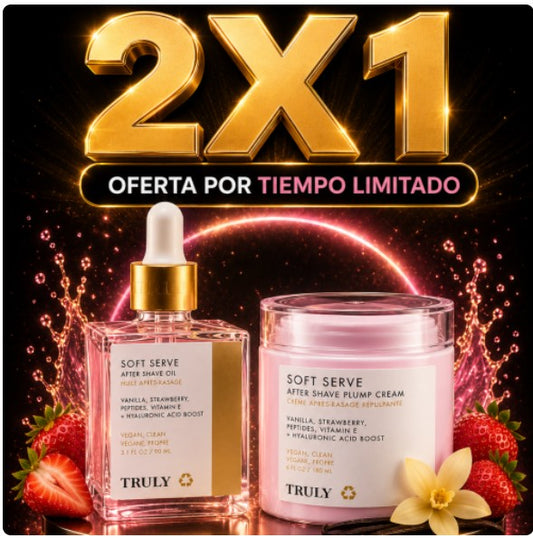 2 X 1: TRULY CREMA + TRULY SERUM FRESA